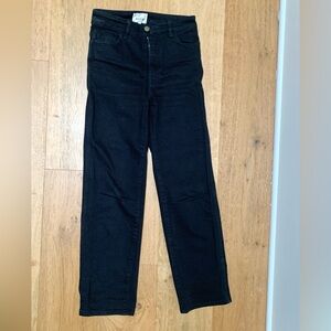 Sezane Icon Denim Jeans black EU size 34 US size 2
